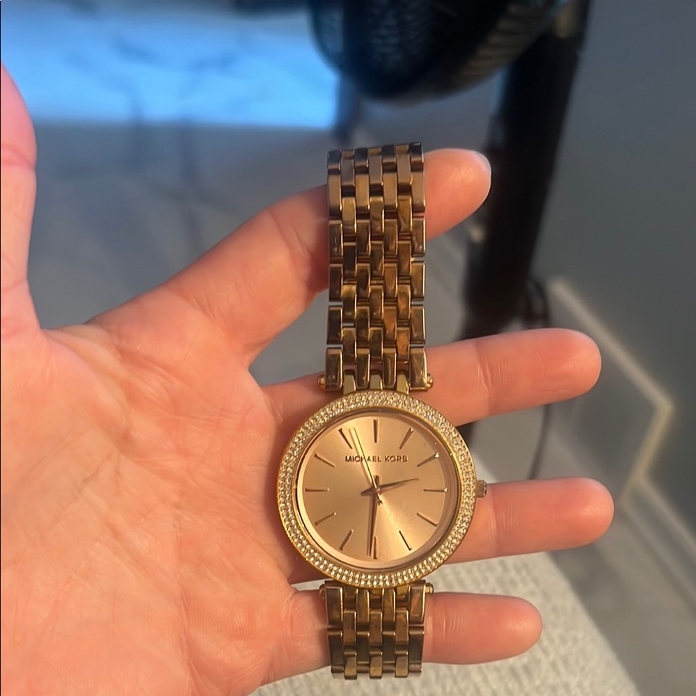 Michael Kors Rose Gold-Tone Watch